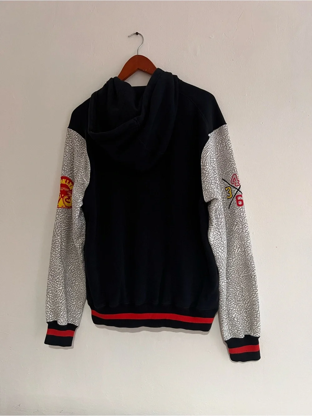 Vintage Nike Air Jordan Spike Lee Zip Up Hoodie Size Large Men’s Rare Patches
